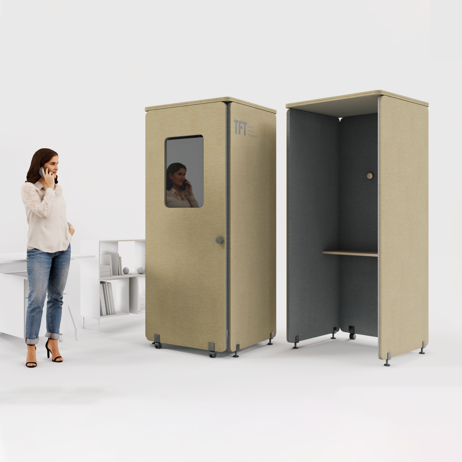 Hush Meeting Pods Acoustic Booths UK Portable Garden Office Pod Europe France, Germany, Spain, Ireland, Italy, Netherlands